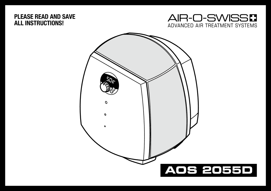 Air-O-Swiss AOS 2055D manual AOS 2055D 